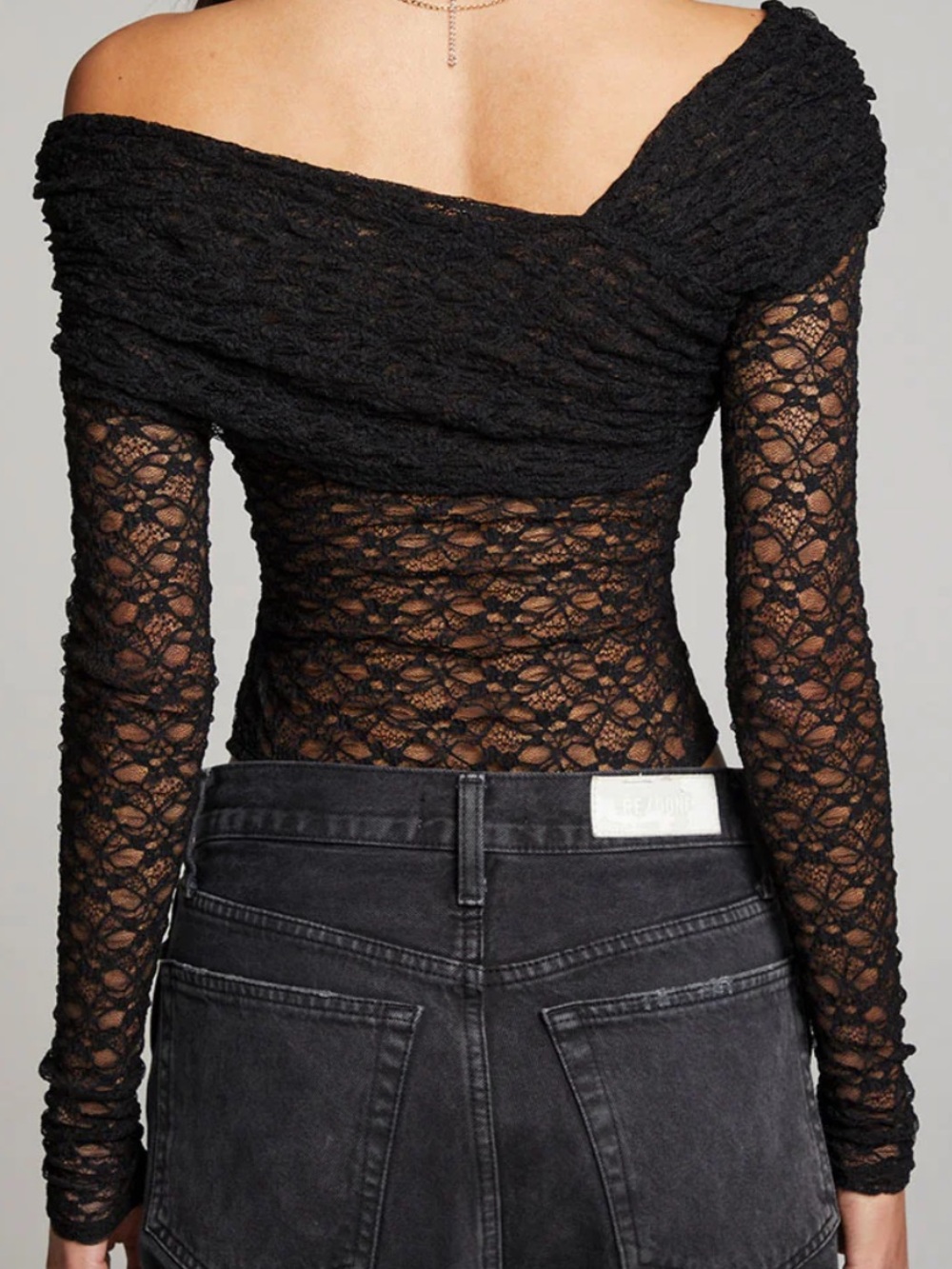Chaser UK,  Masha Licorice Bodysuit in Black - Size L ( M) / NWOT - Picture 2 of 10